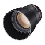 Samyang 85mm f/1.4 AS IF UMC Nikon F-mount AE objectief, Verzenden, Gebruikt, Telelens