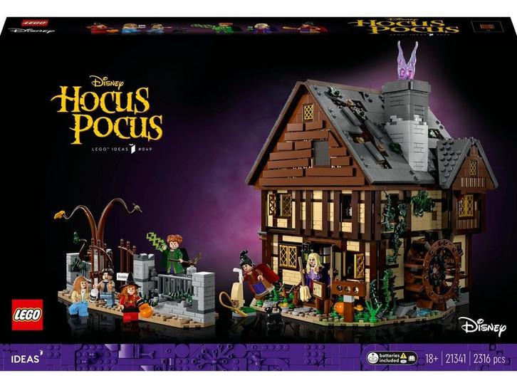 LEGO Ideas Disney Hocus Pocus - Huisje van de, Huis en Inrichting, Woonaccessoires | Overige, Zo goed als nieuw, Verzenden