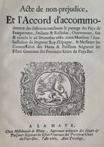 Anon - Acte de non prejudice..le partage des pais de