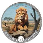 Congo Wildlife Lion (coloured) 1 oz 2025 (5.000 oplage), Postzegels en Munten, Munten | Afrika, Verzenden, Overige landen, Losse munt
