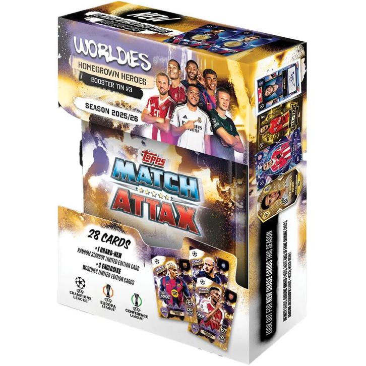 Topps Match Attax UCL 2025/2026 Mini Tin, Hobby en Vrije tijd, Verzamelkaartspellen | Overige, Nieuw, Verzenden