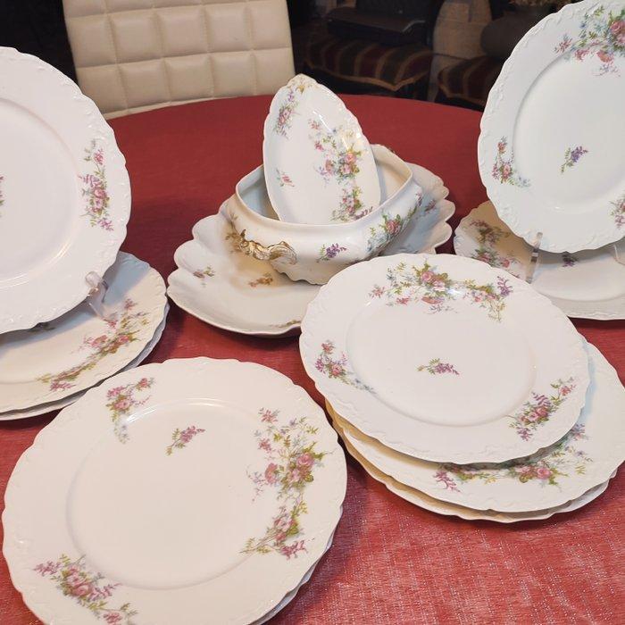 Étienne Daillet & Limoges  France - Tafelservies (13) -, Antiek en Kunst, Antiek | Meubels | Tafels