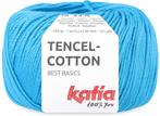 Katia Tencel-Cotton - 42 donker turquoise - Lyocell/Katoen, Hobby en Vrije tijd, Breien en Haken, Ophalen of Verzenden, Nieuw