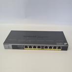 Netgear GS108LP Switch Incl. Adapter | Nette Staat, Computers en Software, Ophalen of Verzenden, Nieuw