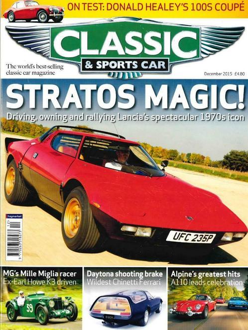 CLASSIC AND SPORTCAR ALPINE A110 MG K3, Boeken, Auto's | Folders en Tijdschriften, Gelezen, Algemeen, Verzenden