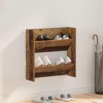 vidaXL Wand Schoenenkasten met plank Anders Oud hout Bewerkt, Huis en Inrichting, Verzenden, Nieuw