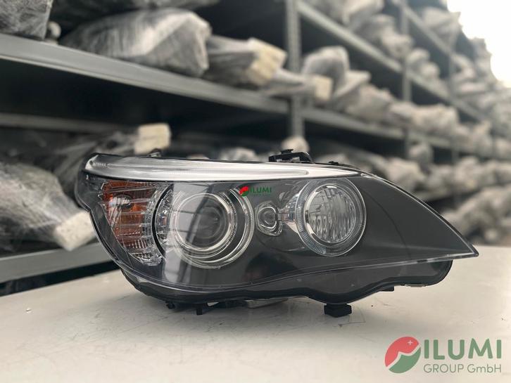 BMW E60 E61 LIFT LCI XENON KOPLAMP 7044672 RECHTS KPL, Auto-onderdelen, Verlichting, Gebruikt, BMW, Verzenden