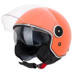 VINZ Tobia - Oranje, Motoren, Kleding | Motorhelmen, Verzenden, Nieuw met kaartje, XS, Jethelm