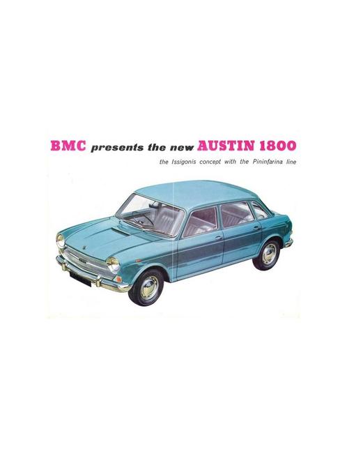 1965 AUSTIN 1800 BROCHURE ENGELS, Boeken, Auto's | Folders en Tijdschriften