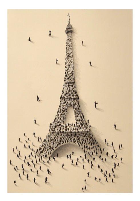 Santicri - Icon Made of Us, Tour Eiffel, Antiek en Kunst, Kunst | Designobjecten