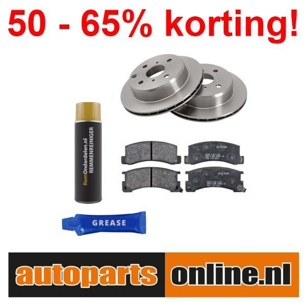 Remschijven + Remblokken Toyota Celica Supra achterzijde, Auto-onderdelen, Besturing, Nieuw, Toyota, Verzenden