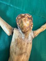 Crucifix - Been - 1750-1800 - Kruisbeeld in been, Antiek en Kunst