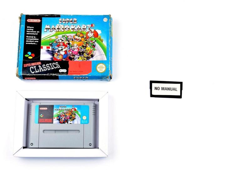 Super Mario Kart [Super Nintendo], Spelcomputers en Games, Games | Nintendo Super NES, Zo goed als nieuw, Ophalen of Verzenden