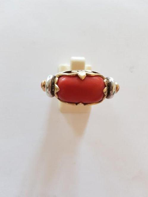 Koraal - Zilver - Ring - Jaipur goudsmid, Antiek en Kunst, Kunst | Niet-Westerse kunst