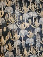 470x280cm! Bloemen STOF Vintage Bloemen Midden van de eeuw