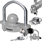 MASKO® Disselslot - Koppelingsslot - Aanhangwagenslot - Grij, Verzenden, Nieuw
