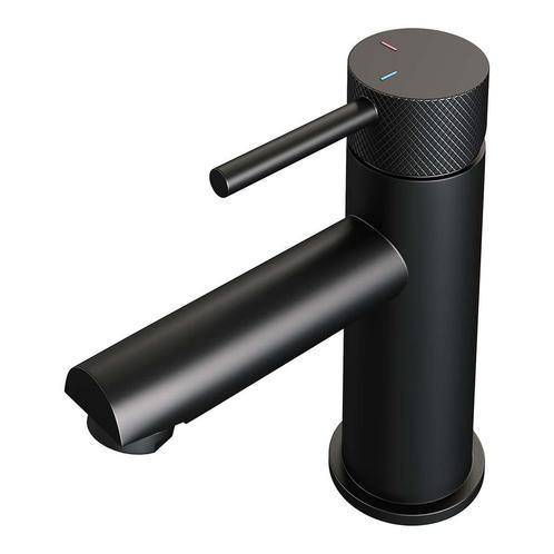 Wastafelmengkraan Brauer Black Carving Coldstart Opbouw Laag, Doe-het-zelf en Verbouw, Sanitair, Kraan, Nieuw, Ophalen of Verzenden