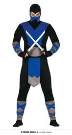 Ninja kostuum blauw, Verzenden, Nieuw, Feestartikel