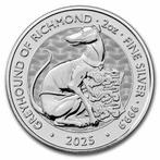 Tudor Beast Greyhound of Richmond 2 oz 2025, Verzenden, Losse munt, Zilver