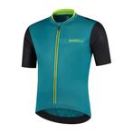 fietsshirt KM Minimal Blauw/groen/zwart, Fietsen en Brommers, Fietsaccessoires | Fietskleding, Nieuw, Heren, Verzenden