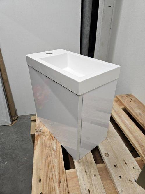 Fonteinmeubel wit push to open rechts scharnierend, Doe-het-zelf en Verbouw, Sanitair, Overige typen, Nieuw, Ophalen of Verzenden