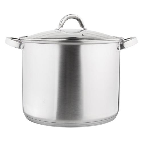 Altom Design Fabio RVS Hoge Soeppan / Kookpan 24cm 8.5L Met, Huis en Inrichting, Keuken | Potten en Pannen, Ophalen of Verzenden