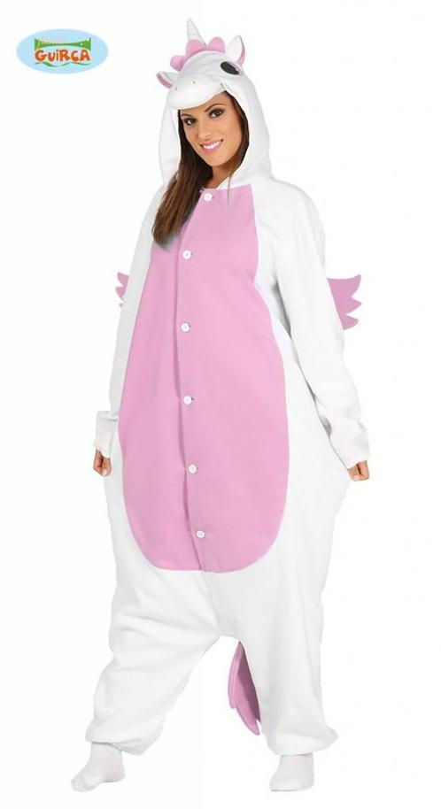 Onesie Unicorn Pyjama Vrouw - Roze, Kleding | Dames, Carnavalskleding en Feestkleding, Nieuw, Ophalen of Verzenden