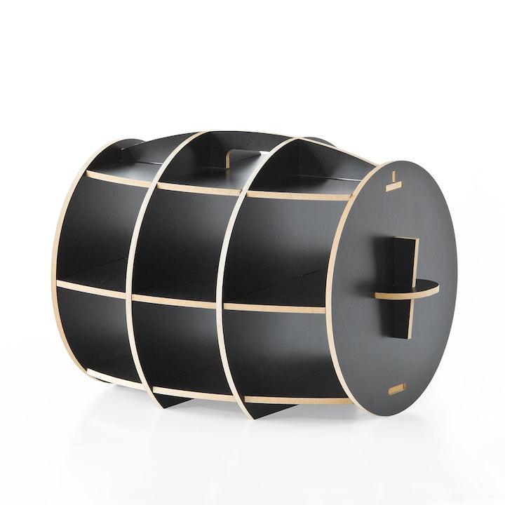 2dekans | SoBuy wijnfleshouder FRG67-SCH MDF 40x30x27 cm -, Huis en Inrichting, Woonaccessoires | Wijnrekken, Zo goed als nieuw