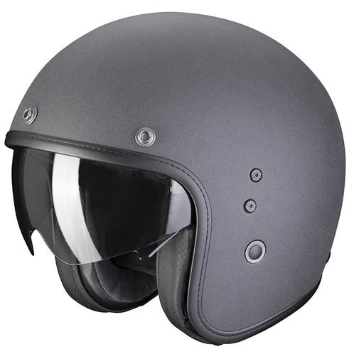 Belfast EVO Graphite motorhelm Scorpion, Motoren, Kleding | Motorhelmen, Verzenden