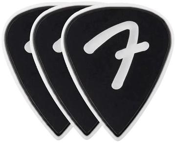 Fender F Grip 351 Pick Black plectrum 1.50 mm 3-pack beschikbaar voor biedingen
