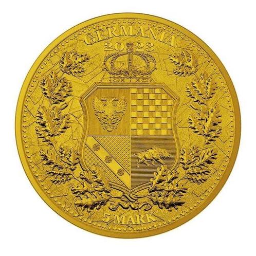 Duitsland. 5 Mark 2023 1 oz 5 Mark Allegories Galia Germania, Postzegels en Munten, Munten | Europa | Niet-Euromunten