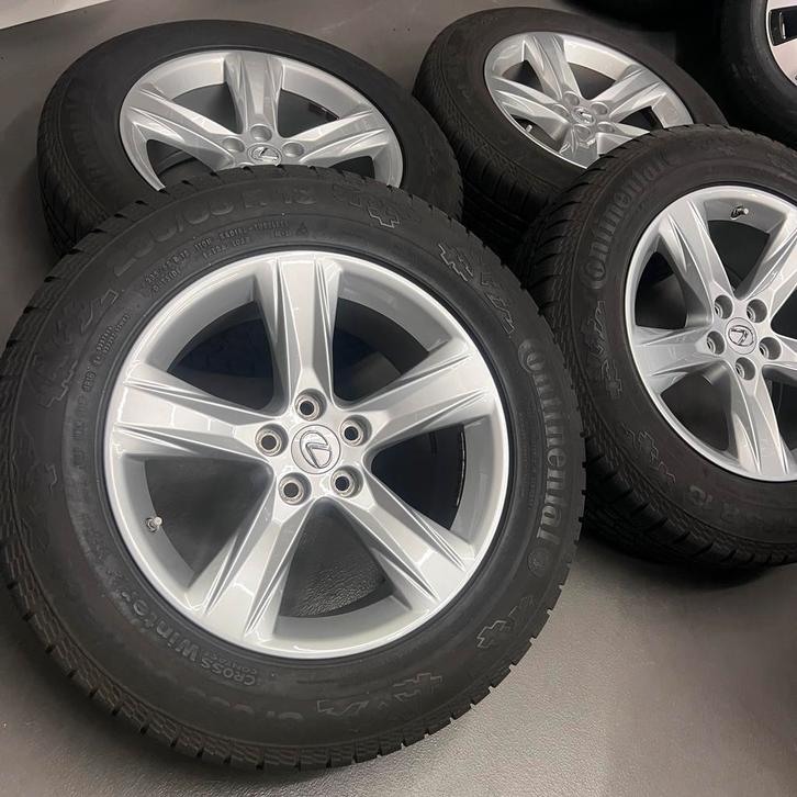 7,5+5,5mm Winter orig Lexus RX450h 18 inch toyota Highlander, Auto-onderdelen, Banden en Velgen, 18 inch, Winterbanden, 235 mm