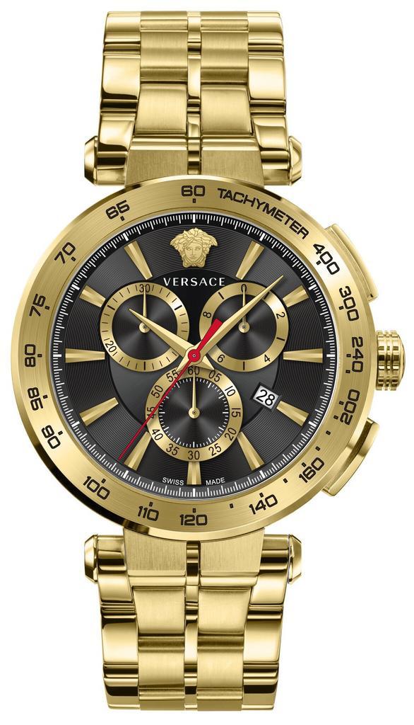 Versace VE6CA0623 Aion Chrono horloge, Sieraden, Tassen en Uiterlijk, Horloges | Heren, Polshorloge, Nieuw, Overige merken, Staal
