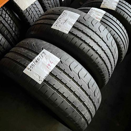 2 x Pirelli PZero 255-40-19 Zomerbanden 5mm, Auto-onderdelen, Banden en Velgen, 19 inch, Zomerbanden, 255 mm, Personenwagen, Gebruikt