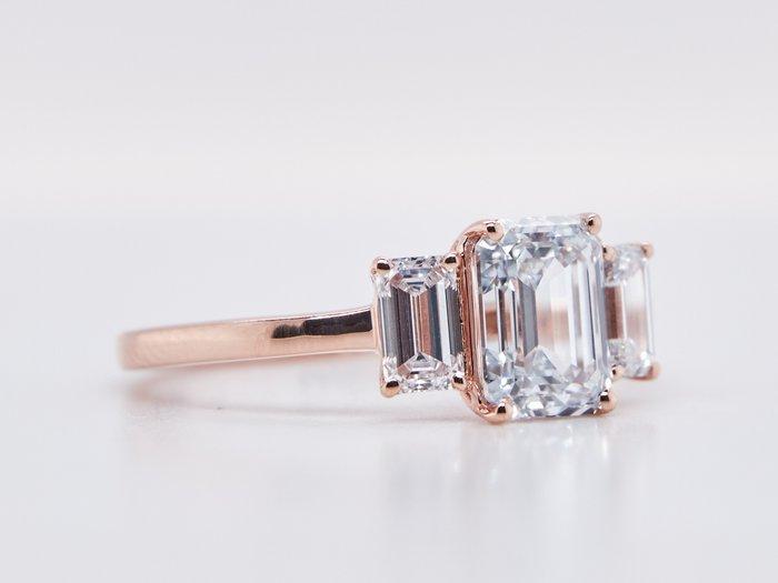 Zonder Minimumprijs - Ring - 14 karaat Roségoud - 2.19ct., Sieraden, Tassen en Uiterlijk, Ringen