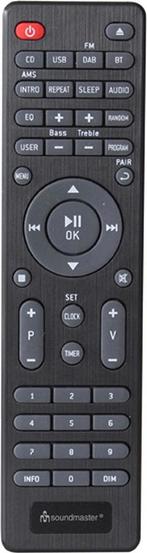 Soundmaster NMCDAB990GOLD - Stereo DAB+/FM-radio, CD-speler,, Verzenden, Zo goed als nieuw
