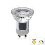 LED ECO mini spot GU10 | MR11 – GU11 spot 35 mm | 3 watt, Verzenden, Nieuw, Bajonetsluiting, Overige typen