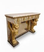 Stamped LV Raab - Wandtafel - Verguld hout