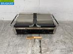 RVS Combisteel Dubbele Contactgrill Paninigrill Grill, Ophalen of Verzenden, Gebruikt