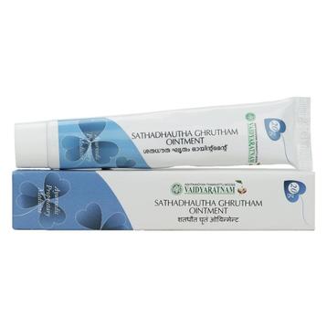 Sathadhautha Ghrutham - Heilzame Zalf (Vaidyaratnam) 20 gr beschikbaar voor biedingen