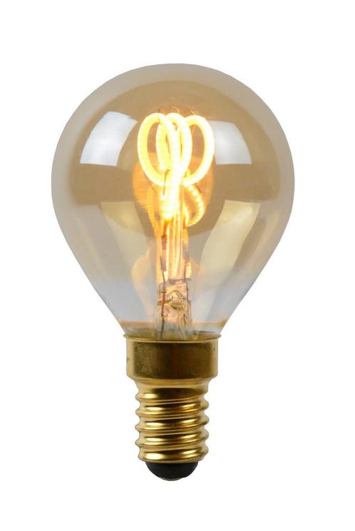 Lucide LED Bulb - Filament lamp Ø 4,5 cm LED Dimb. E14 3W, Huis en Inrichting, Lampen | Losse lampen, Nieuw, E14 (klein), Verzenden