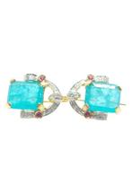 Zonder minimumprijs - Oorbellen - 9 kt. Zilver, Geel goud, Sieraden, Tassen en Uiterlijk, Oorbellen, Nieuw