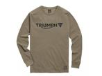TRIUMPH - Trui triumph bettmann khaki /m - MTLS21011-M, Motoren, Kleding | Motorkleding, Nieuw met kaartje, TRIUMPH