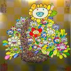 Takashi Murakami (1962) - Flowers in a basket, Antiek en Kunst