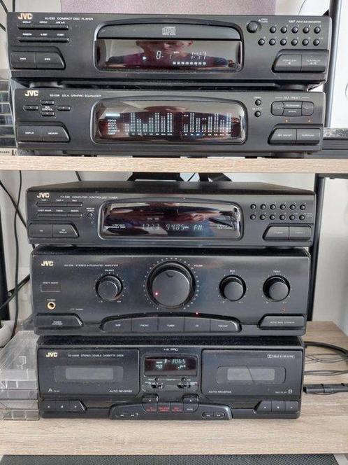 JVC - SE-E98 Equalizer, XL-E98 cd-speler, FX-E98 tuner,, Audio, Tv en Foto, Radio's