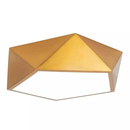 TooLight Gouden plafondlamp - diamantvorm - 40 cm - 4 lic..., Huis en Inrichting, Lampen | Plafondlampen, Nieuw, Ophalen of Verzenden