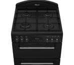 LEISURE CLB60GCK  - 60cm Gasfornuis  - Zwart, Witgoed en Apparatuur, Fornuizen, Ophalen of Verzenden, Nieuw