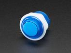Mini LED Arcade Button - 24mm Translucent Blue Adafruit 3432, Hobby en Vrije tijd, Elektronica-componenten, Nieuw, Verzenden