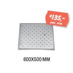 RVS Glazenblad ST-GL60 - Horecajenp.nl, Nieuw in verpakking