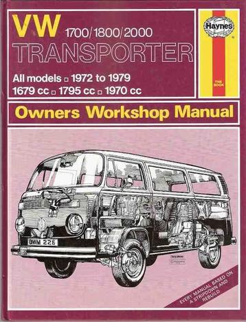 Volkswagen Transporter 1700, 1800, 2000cc, Owners Workshop M beschikbaar voor biedingen